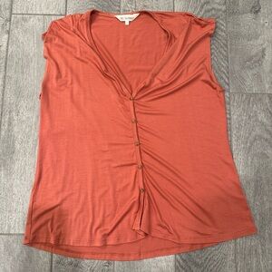 Orange, size L NWOT top